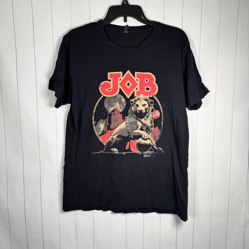 JOB Rolling Papers Graphic Tee Stoners‎ Hippies Promo Merch Black T-shirt Large